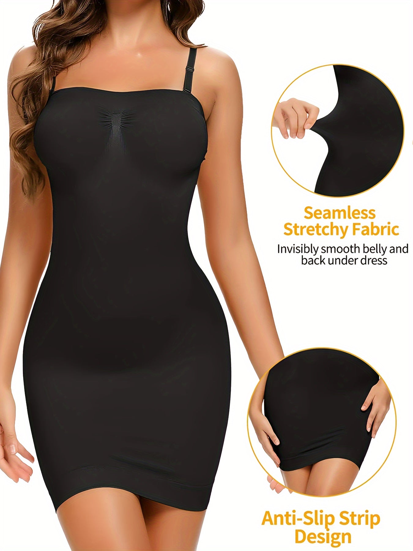 Adjustable Full Body Shaper Dress - TrimTones