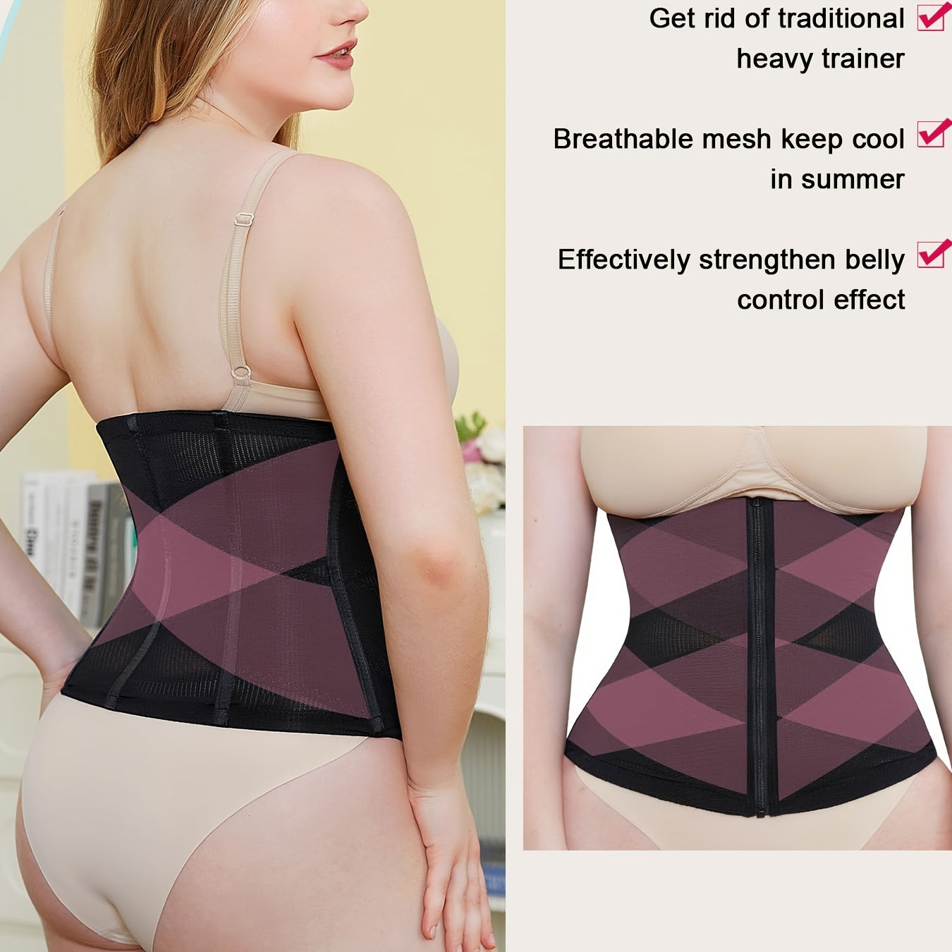 Ultra-Breathable Womens Waist Cincher - TrimTones