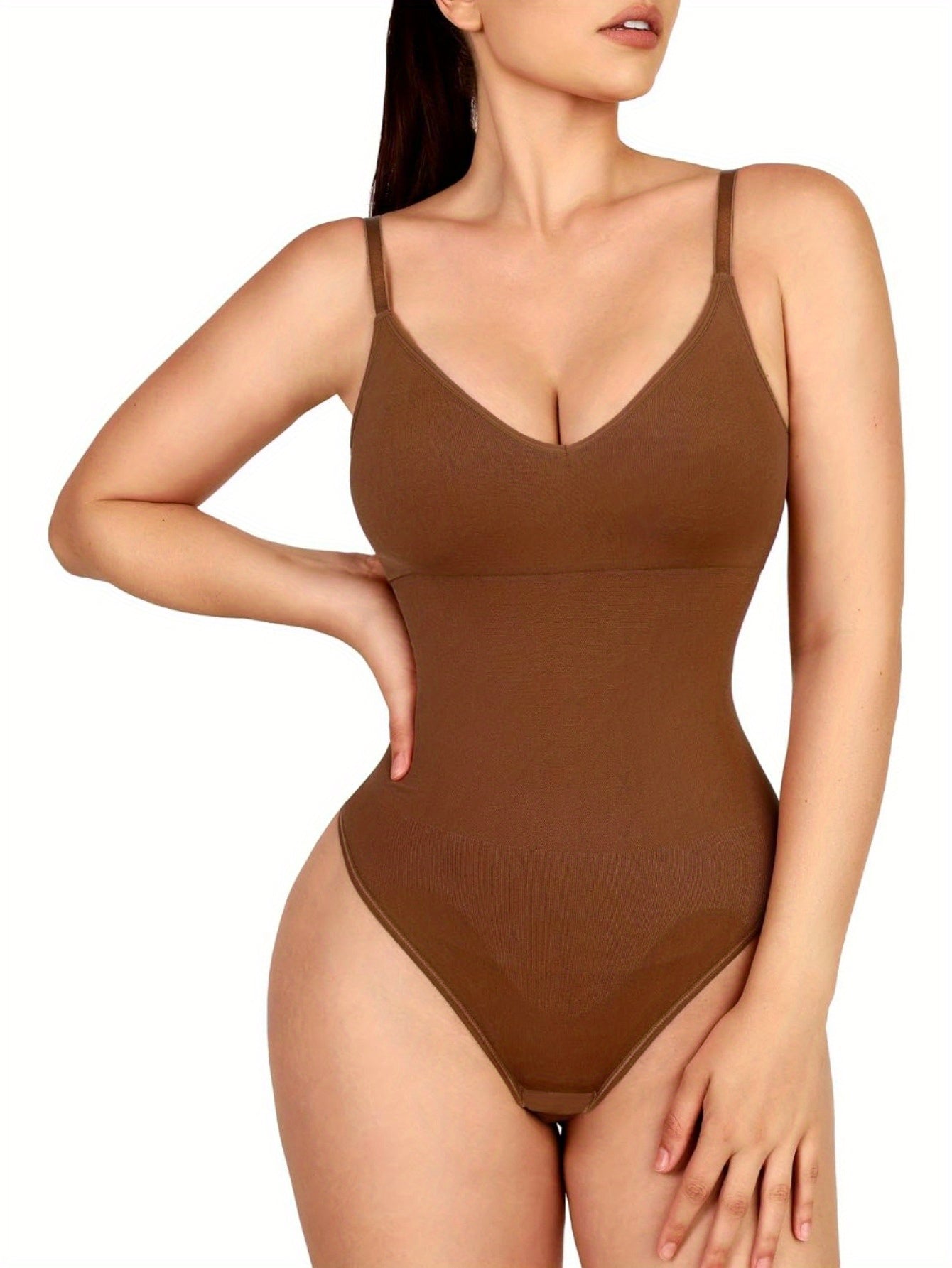 Seamless Shapewear Sculpting Bodysuit - TrimTones