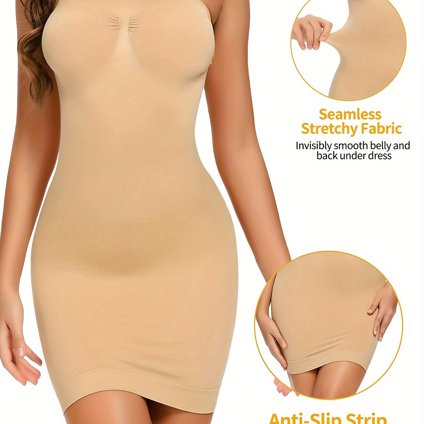 Adjustable Full Body Shaper Dress - TrimTones