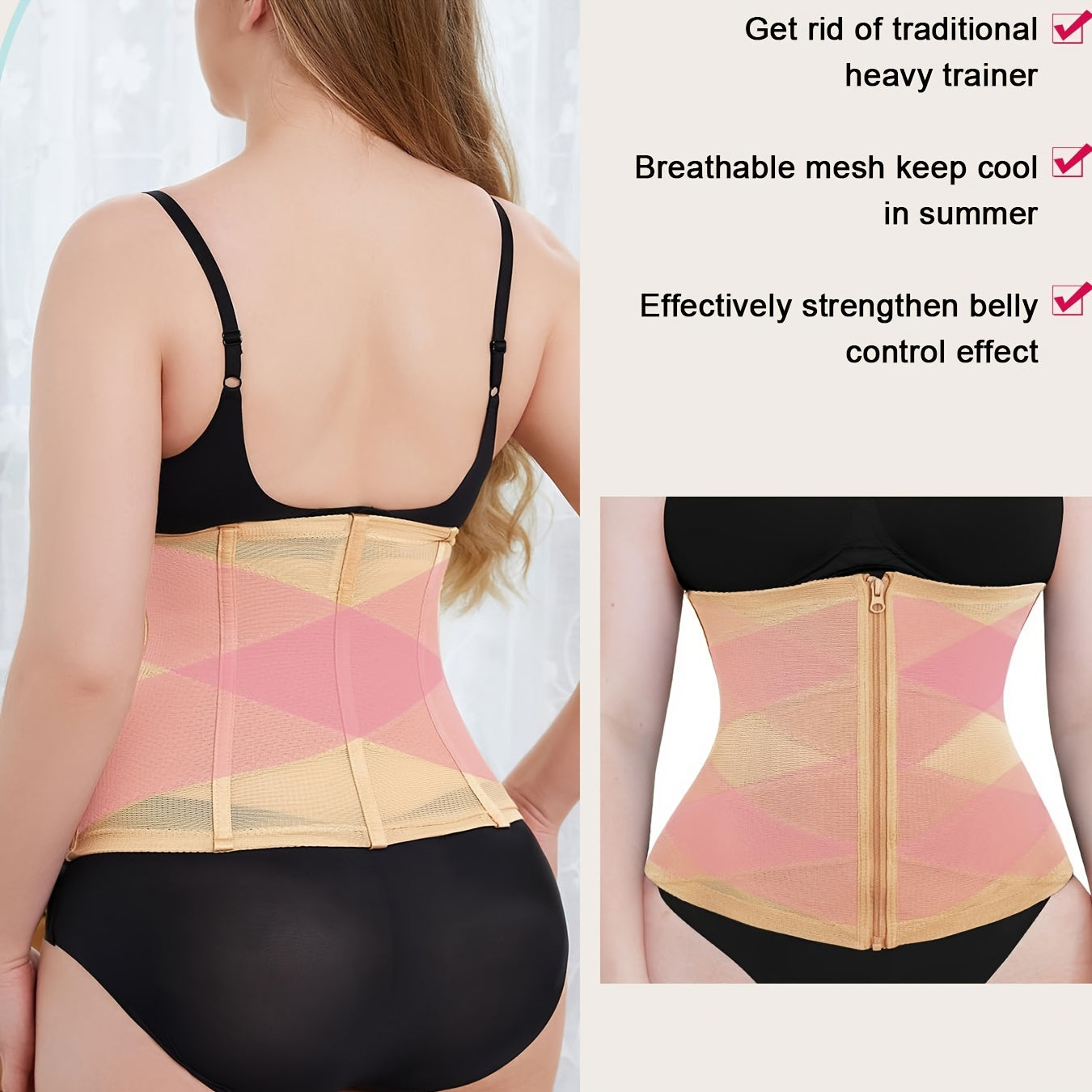 Ultra-Breathable Womens Waist Cincher - TrimTones