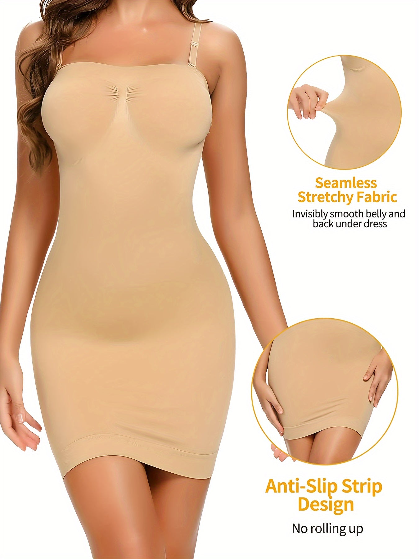 Adjustable Full Body Shaper Dress - TrimTones