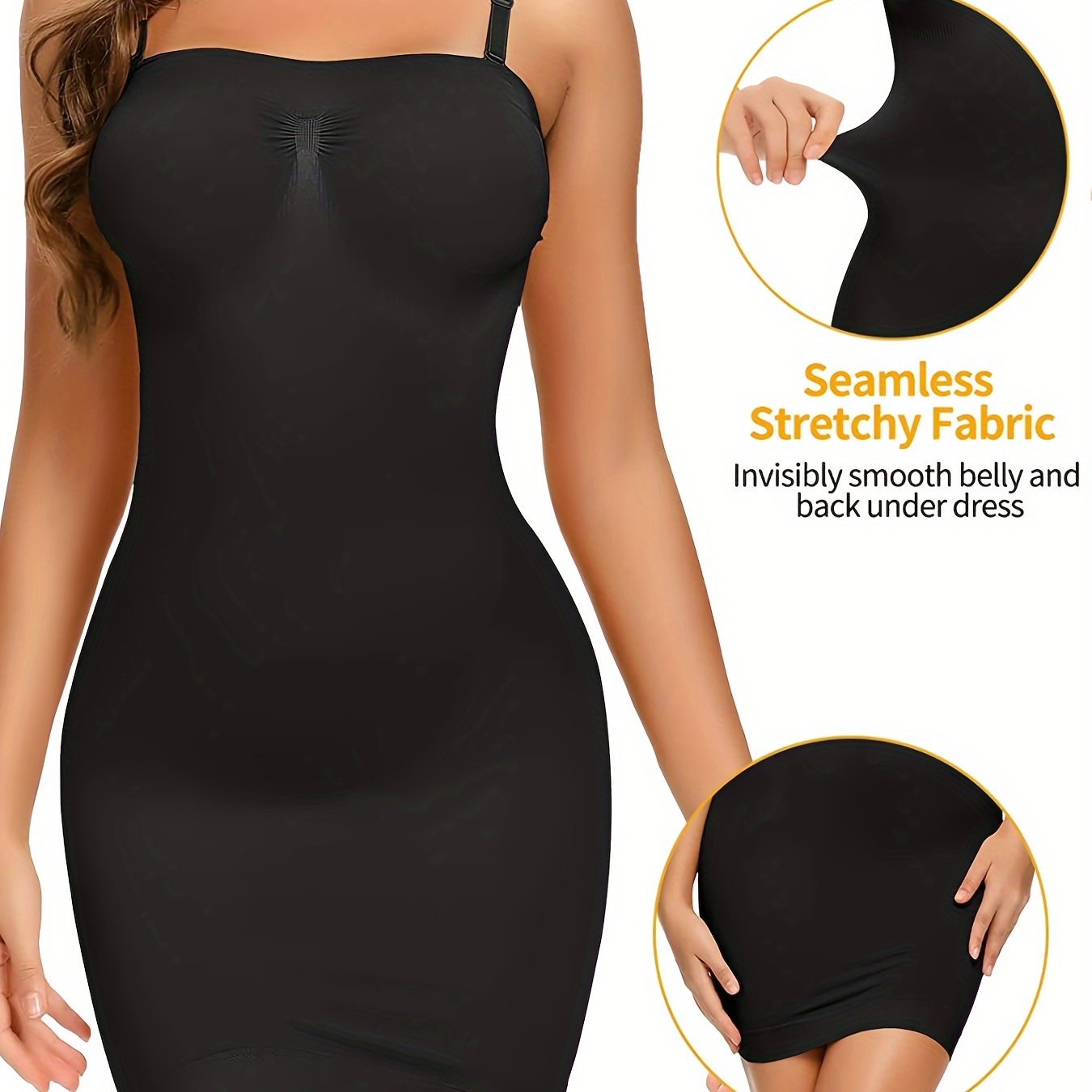 Adjustable Full Body Shaper Dress - TrimTones